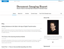 Tablet Screenshot of documentimagingreport.com